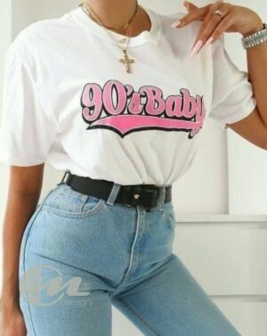 Camiseta básica dama 90babys