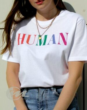 camiseta básica dama human