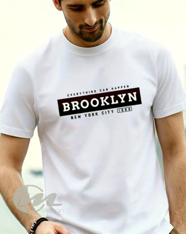 camiseta básica hombre brooklyn