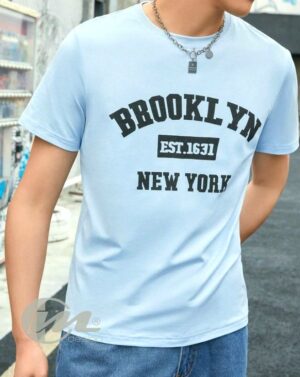 camiseta básica hombre brooklyn ny
