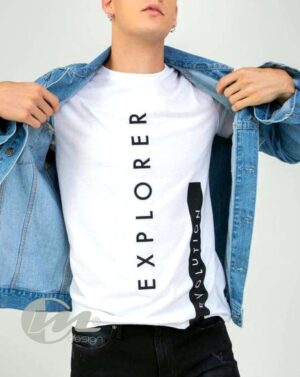 camiseta básica hombre explorer