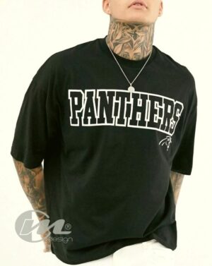 camiseta oversize hombre panthers