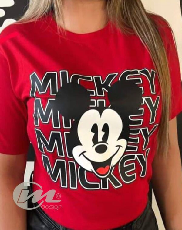 camiseta básica dama mickey