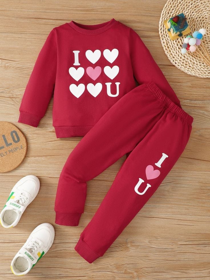 Conjunto "I Heart U" (Buzo + Jogger)
