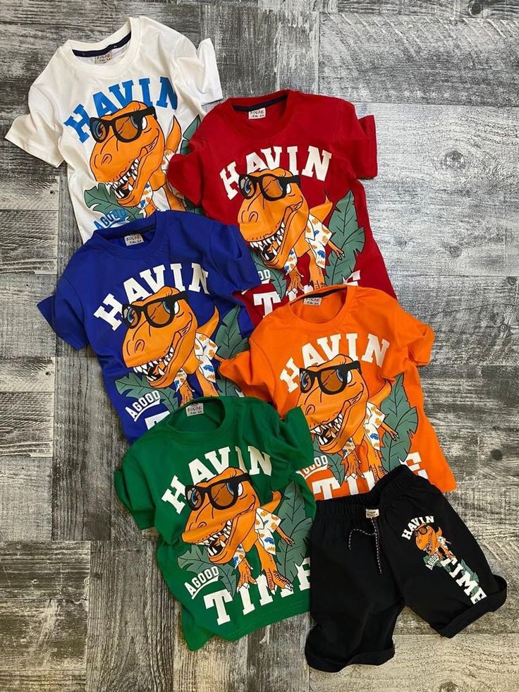 Conjunto Dinosaurio "Summer Vibe T-Rex" vista 2