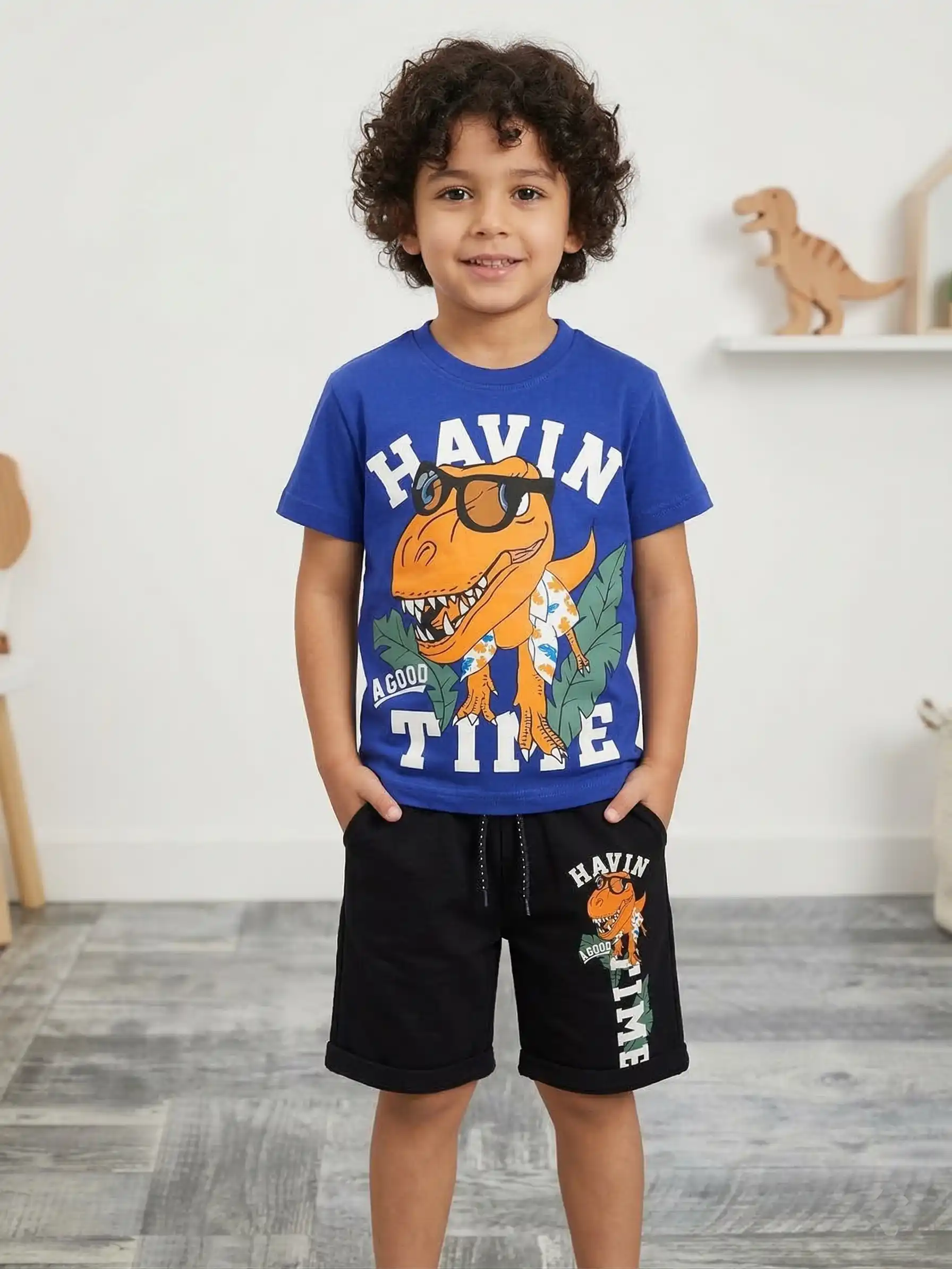 Conjunto Dinosaurio "Summer Vibe T-Rex" vista 3