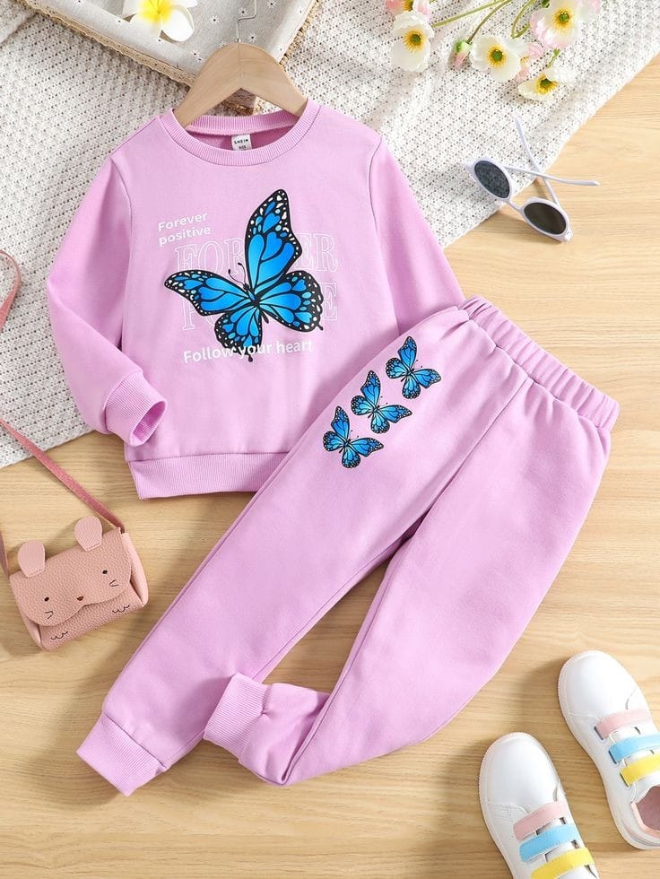Conjunto "Blue Butterfly" (Buzo + Jogger)