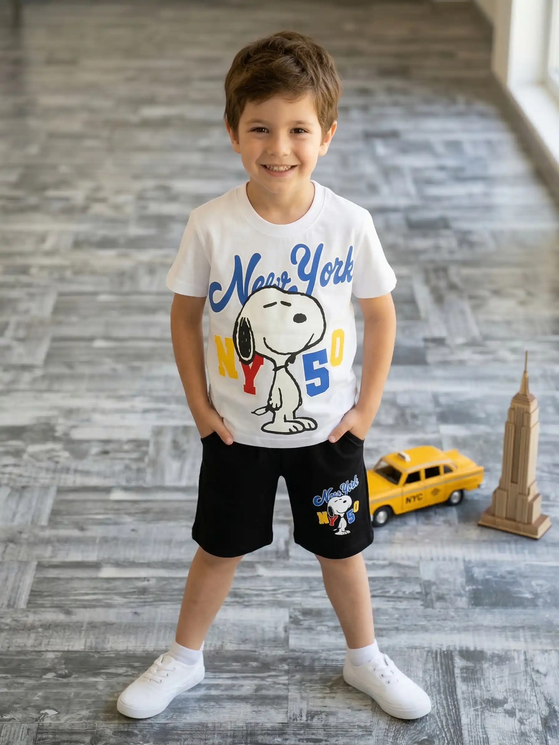 Conjunto Snoopy "New York Style" vista 3