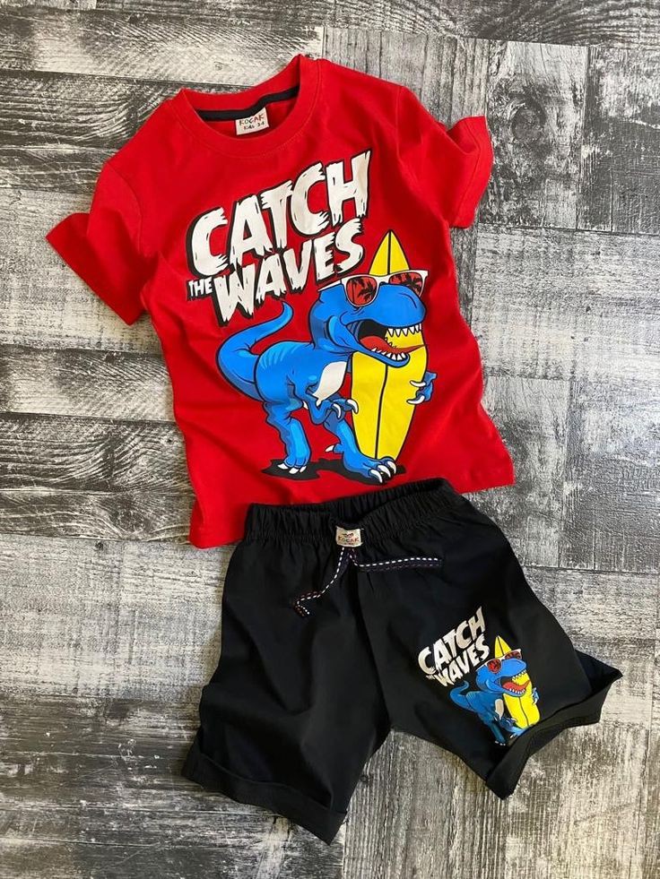 Conjunto "Dino Surf - Catch the Waves