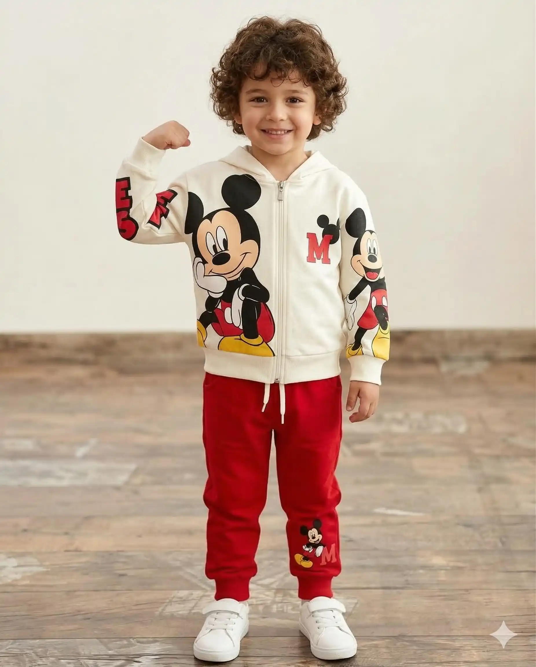 Conjunto Mickey "Superstar" (Buzo con Capucha + Jogger) vista 2